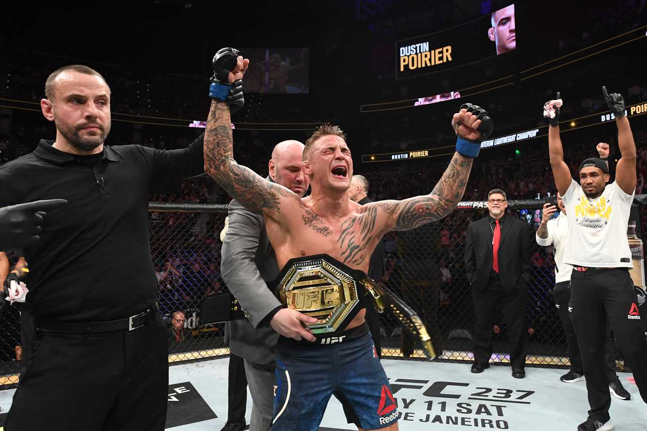 UFC 269: Watch Dustin Poirier vs. Charles Oliveira in a tense encounter ahead of the Las Vegas lightweight title fight.