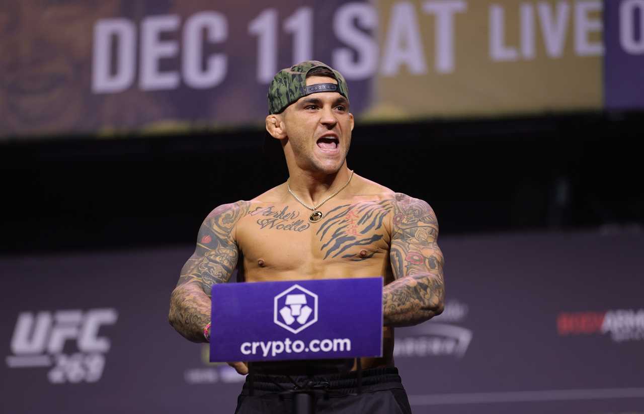 Dustin Poirier brands Conor McGregor a ‘little puffy’ as pics emerge of UFC icon’s two and a half stone weight gain