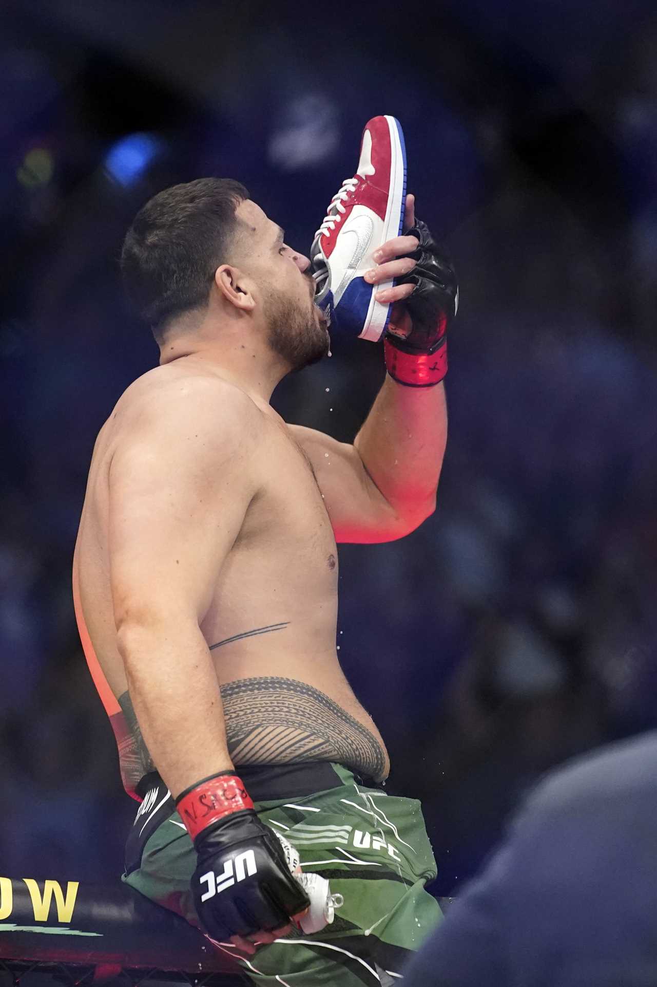 UFC 269 UFC star Tai Tuivasa revealed that he has drank as many beer-filled shoes as a priest.