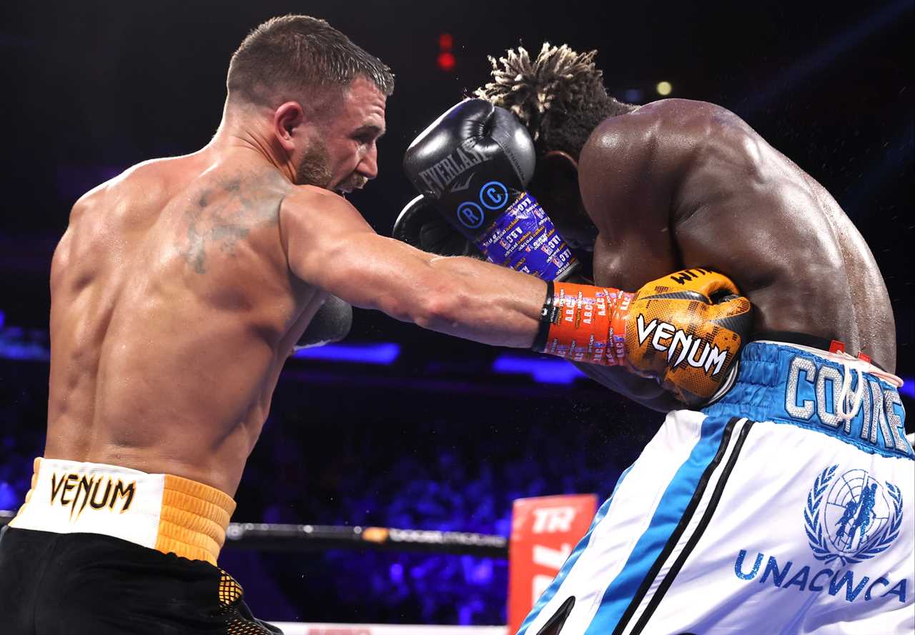 Richard Commey is brutally defeated by Vintage Vasiliy Lomachenko at Madison Square Garden.