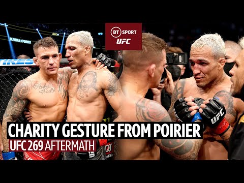 Oliveira gets $20,000 from Poirier despite his defeat in UFC 269 Aftermath