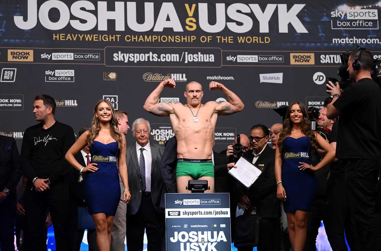 Oleksandr Usyk opens door to fight Canelo Alvarez at cruiserweight despite sensational THREE-AND-A-HALF STONE difference