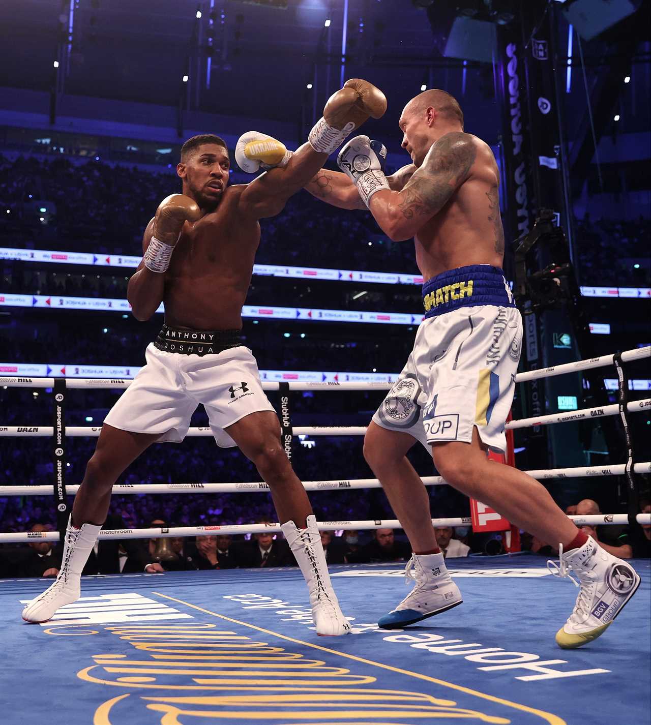 Eddie Hearn says that a PS40million step-aside agreement for Anthony Joshua is virtually impossible as the Brit attacks Usyk.