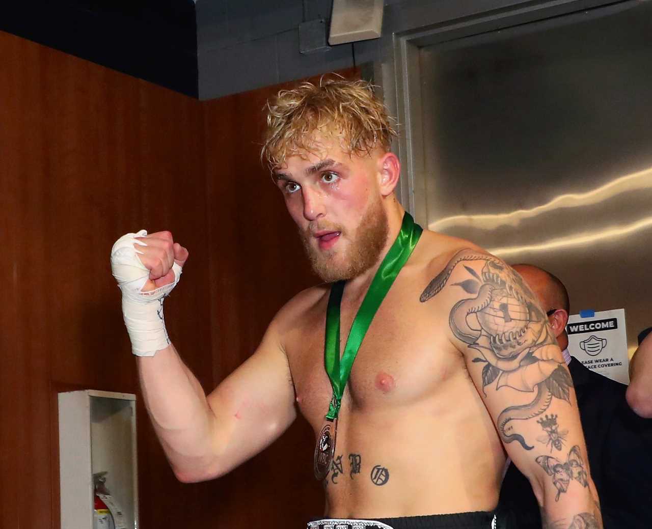Jake Paul set career-lightweight in Tyrone Woodley rematch following body transformation.