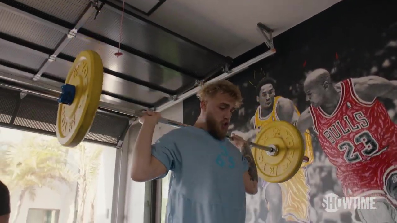 As YouTuber Jake Paul prepares for Tyron Woodley's rematch, you can see Jake Paul's intense strength and conditioning training.