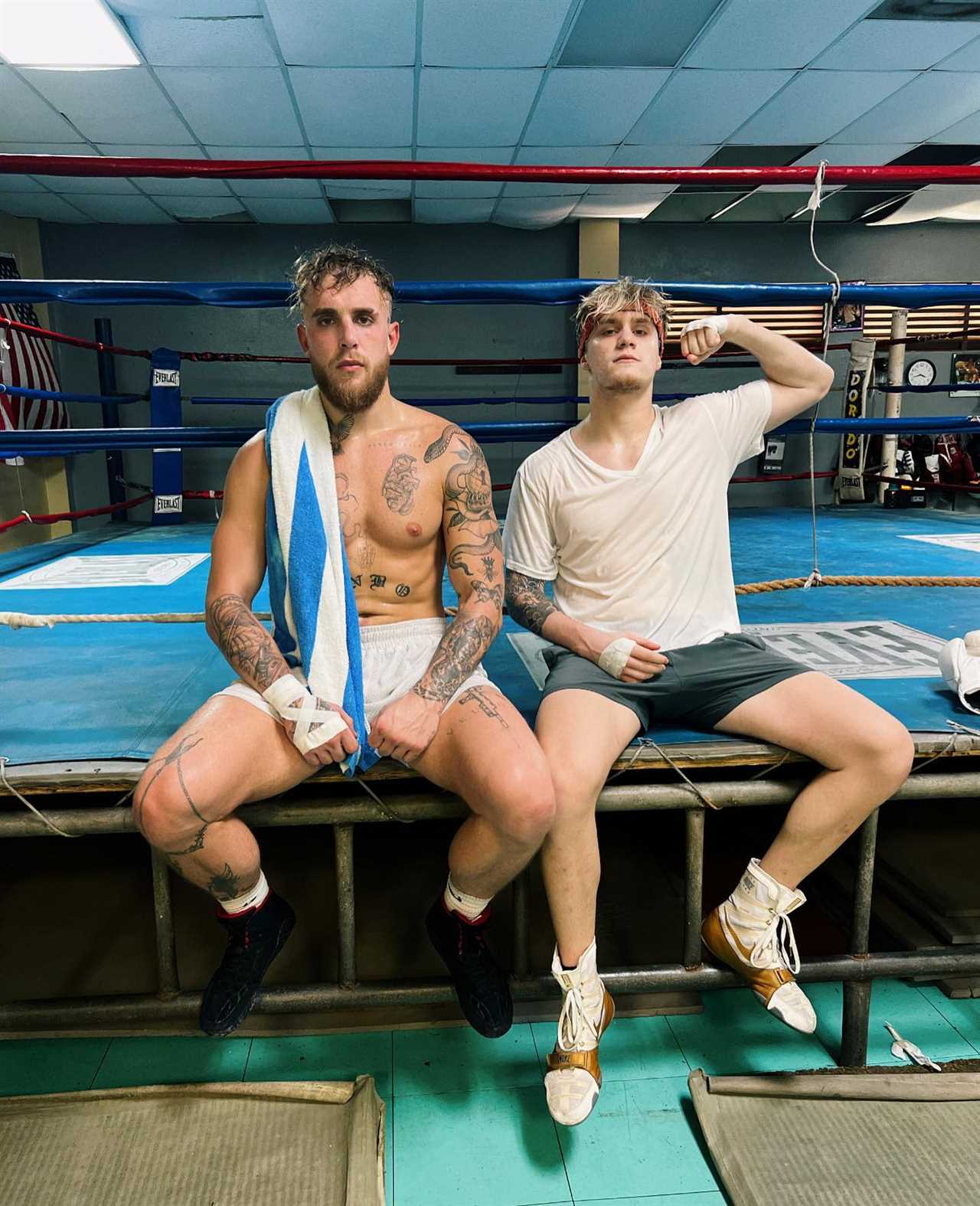 Jake Paul's training camp for Tyron Woodley ex-UFC star, including sparring 150 rounds with ex-world champions