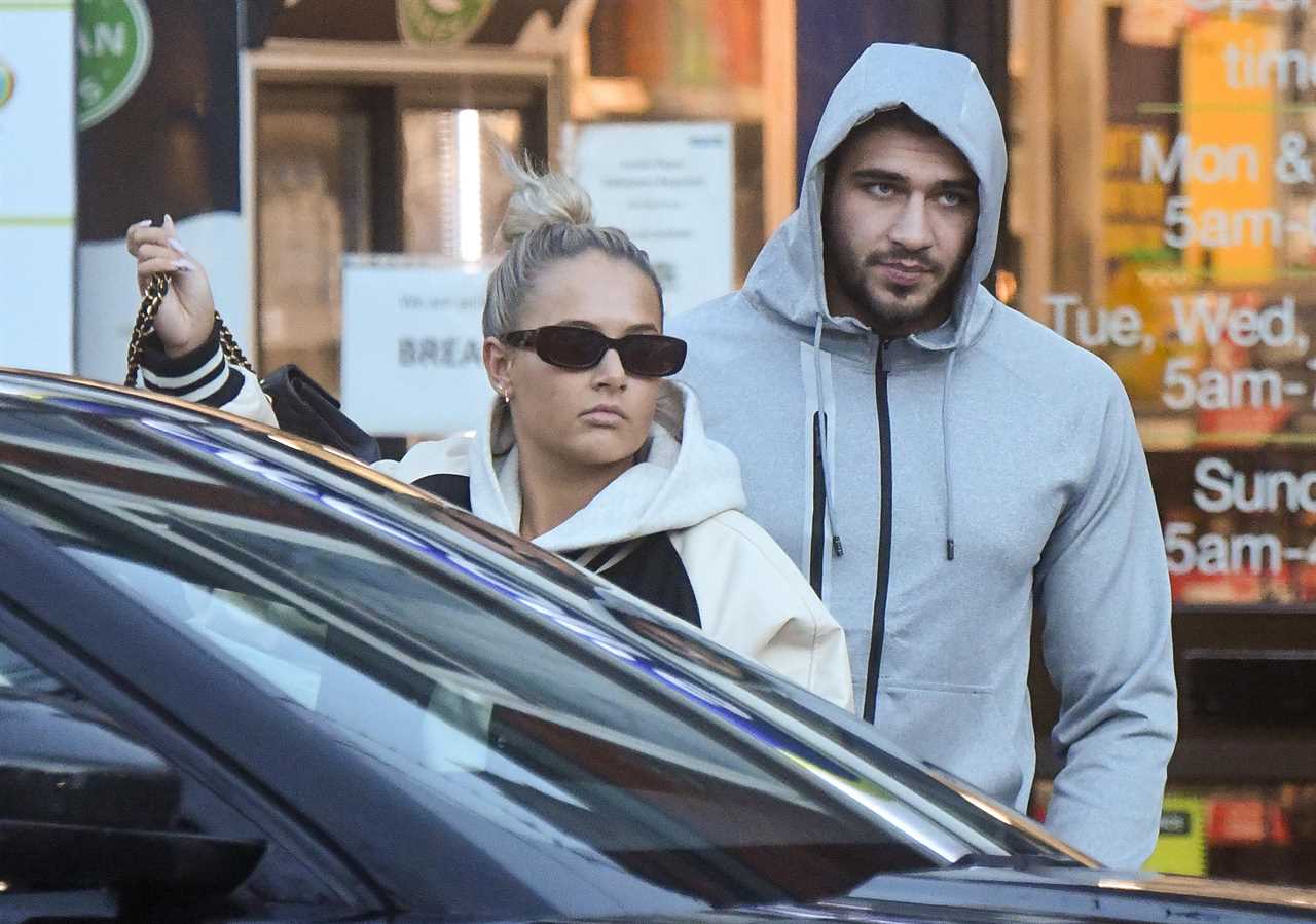 Tommy Fury is seen in action for the first time since he pulled out of Jake Paul's fight. He and Molly-Mae are reunited with Maura Higgins.