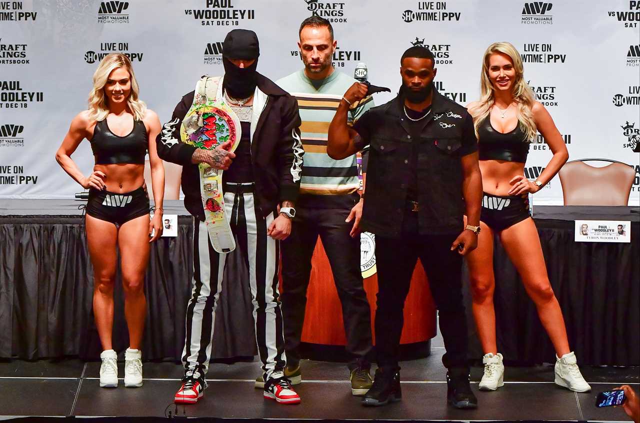 Jake Paul adds $500,000 to Tyron Woodley’s rematch contract in an effort to'squash' wild no knockout rumours