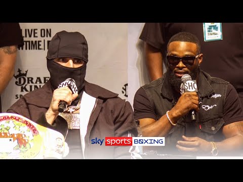 Before the rematch, Jake Paul and Tyron woodley spar verbally