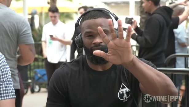 Tyron Woodley's tattoo with 'I Love Jake Paul' is now gone after UFC star revealed a sneaky trick he used on rival YouTuber