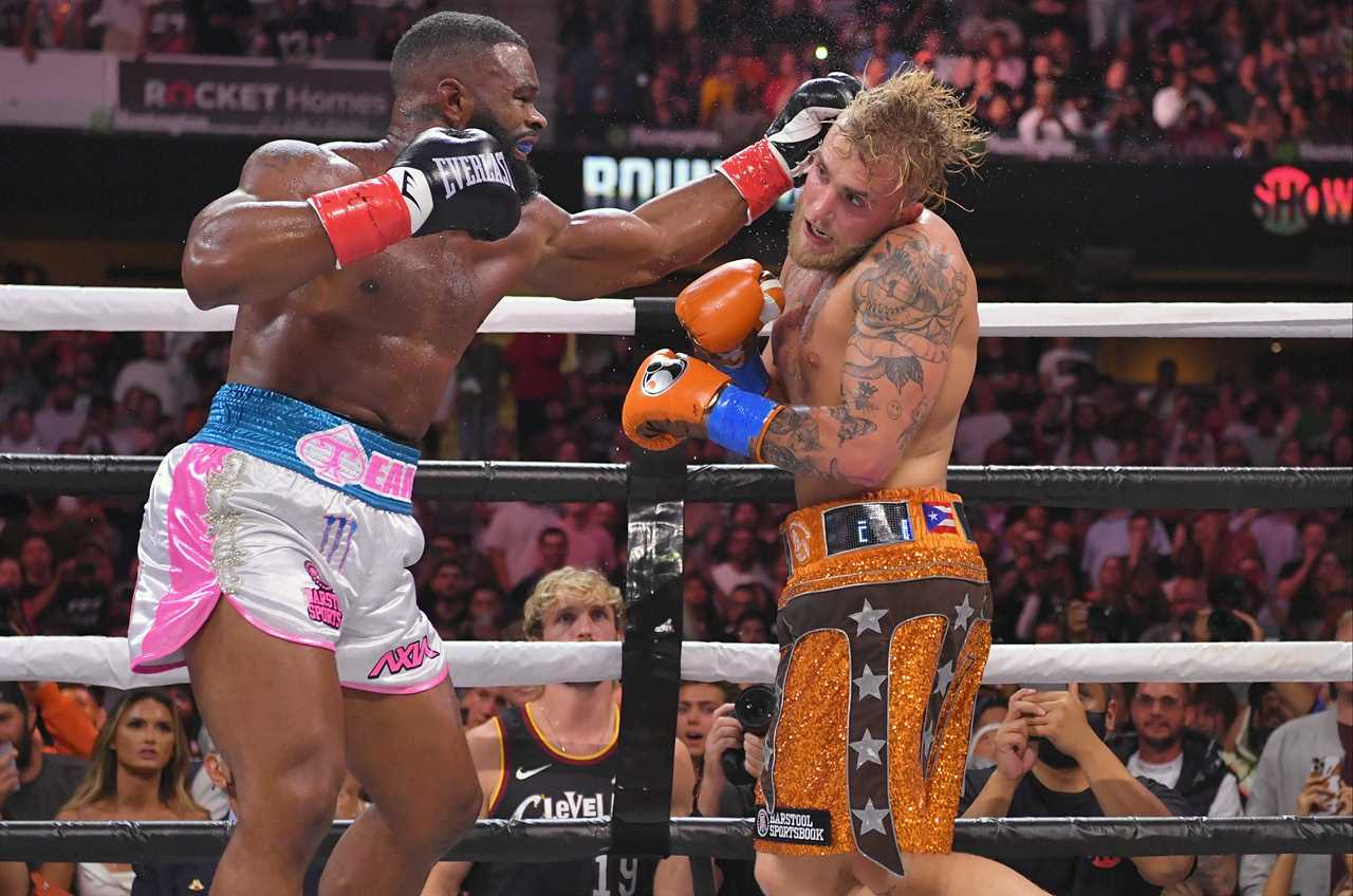 Tyron Woodley's tattoo with 'I Love Jake Paul' is now gone after UFC star revealed a sneaky trick he used on rival YouTuber