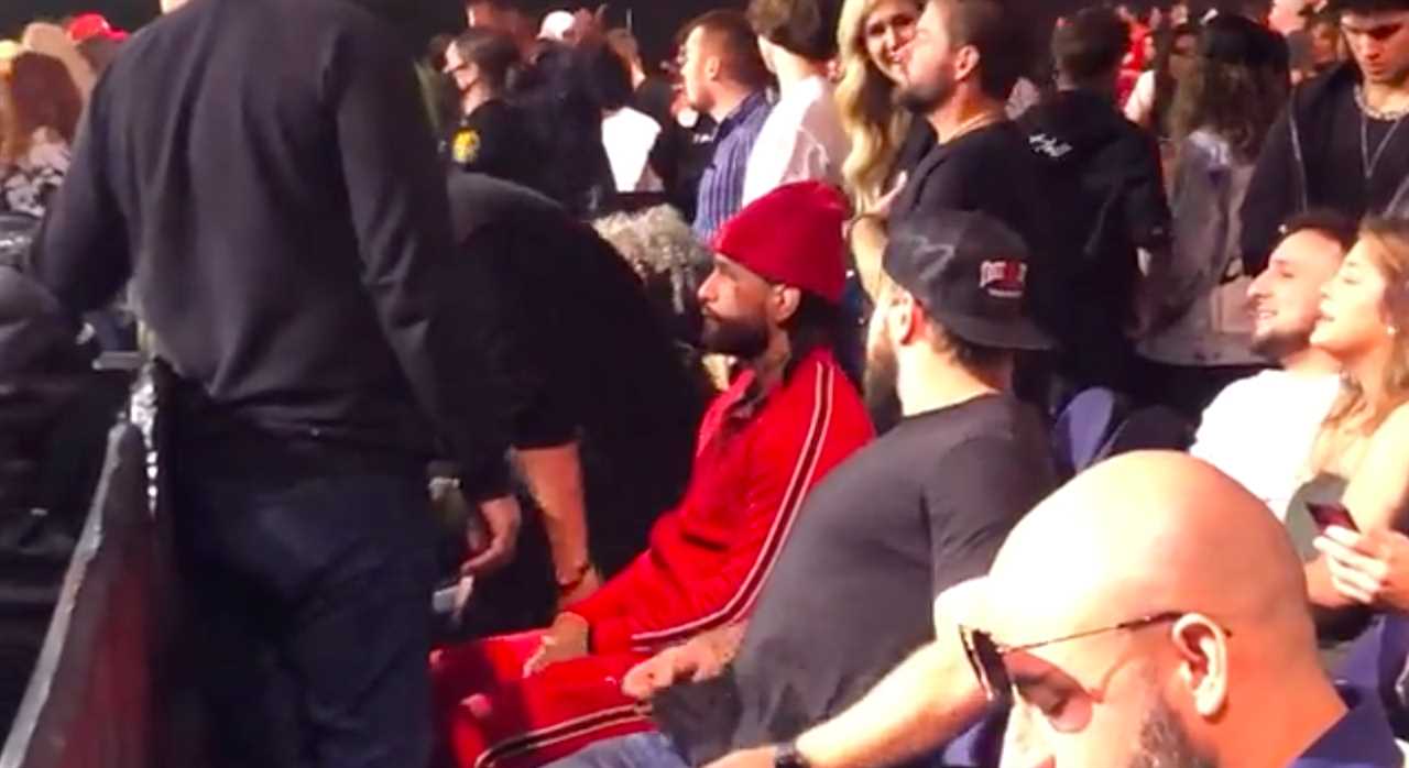 Jake Paul rivals Nate Diaz, Jorge Masvidal and Tyron Woodley ex-UFC champ sit front row at the YouTuber's rematch