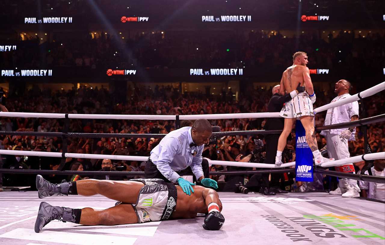 Tyron Woodley is SUSPENDED following a brutal Jake Paul knockout loss with an ex-UFC star who was unable to fight for two more months