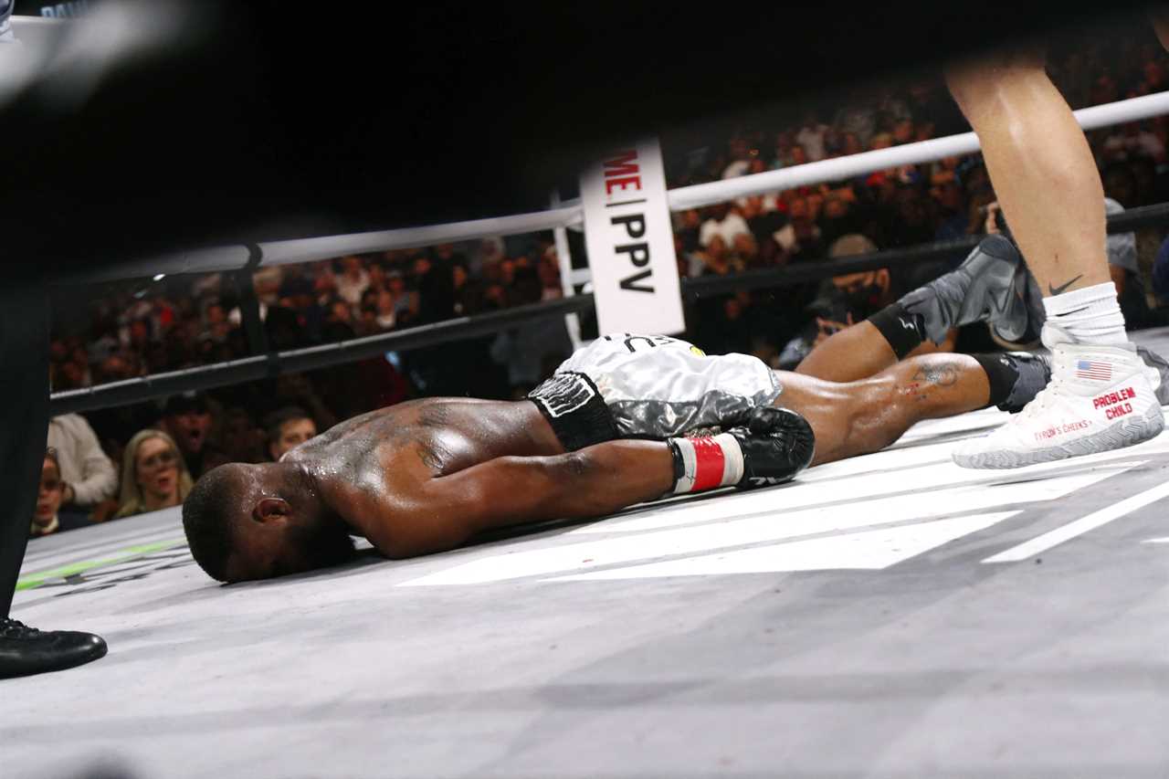 Tyron Woodley is SUSPENDED following a brutal Jake Paul knockout loss with an ex-UFC star who was unable to fight for two more months