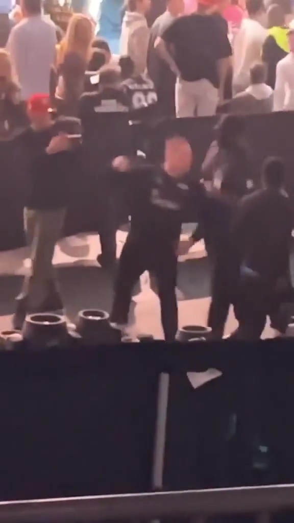 His life flashed in front of his eyes - UFC star Nate Diaz terrorizes man with fake punch at Jake Paul