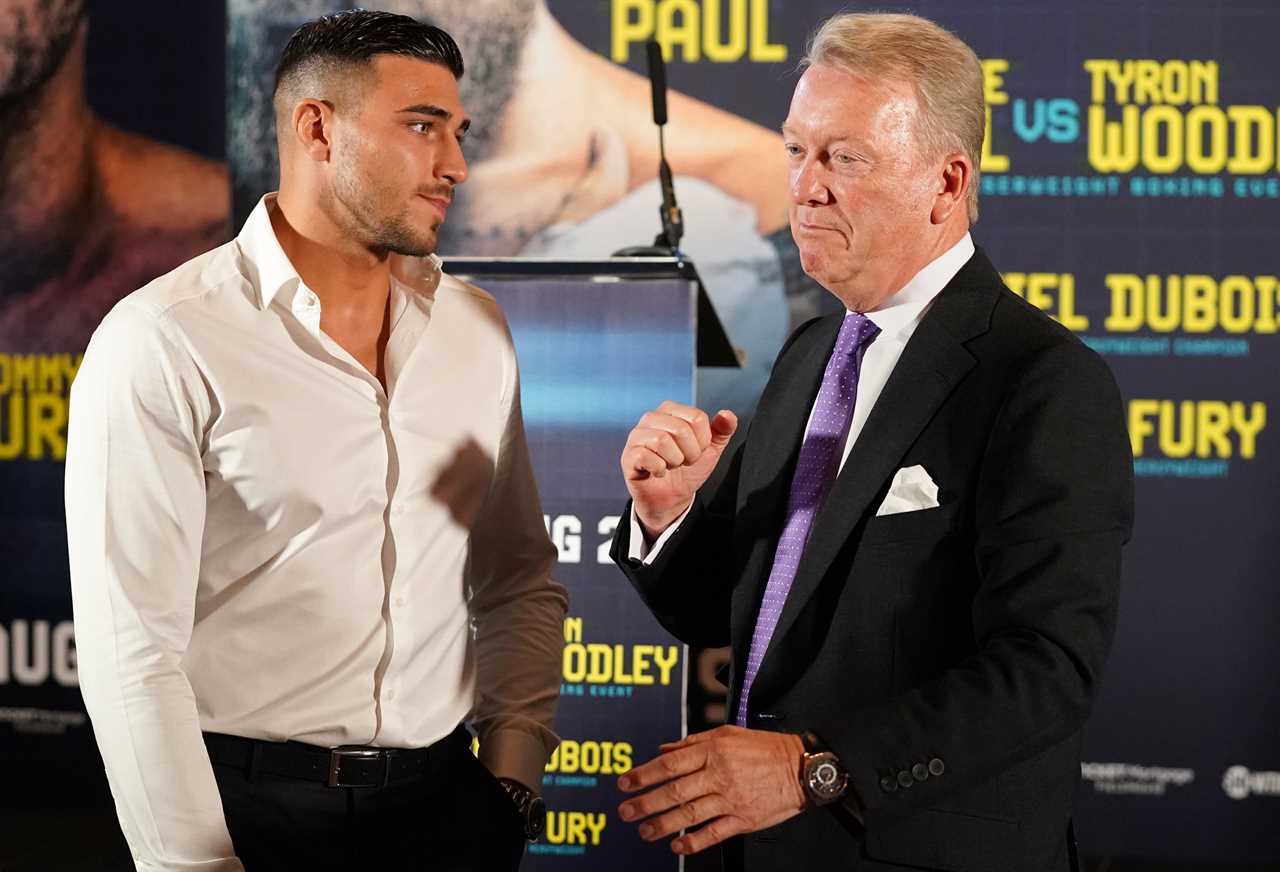 Frank Warren and Jake Paul in X-rated Twitter War after Tommy Fury's YouTuber labels Tommy Fury's team fumbles and fake f**ks.