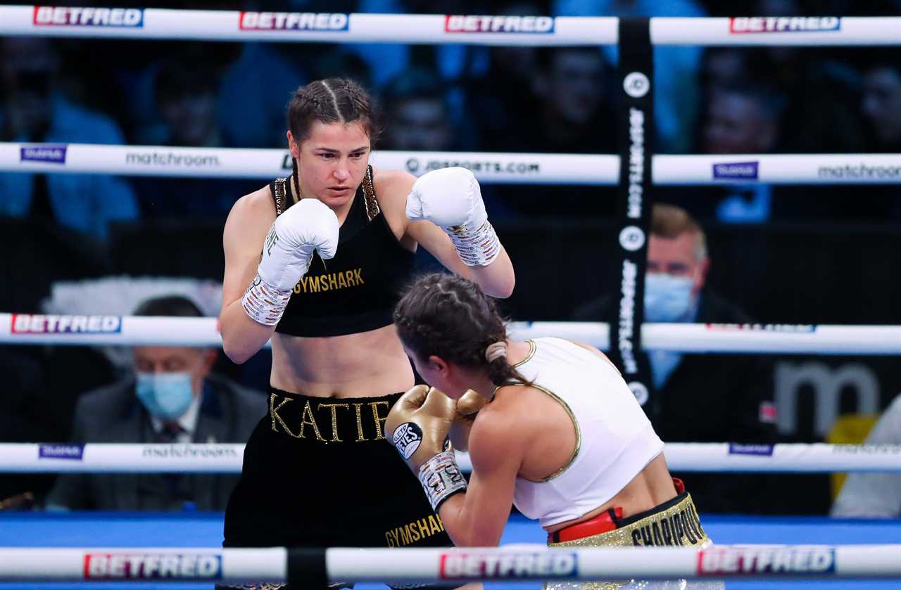 Miriam Gutierrez was suspended INDEFINITELY after she took 236 punches in Amanda Serano's loss