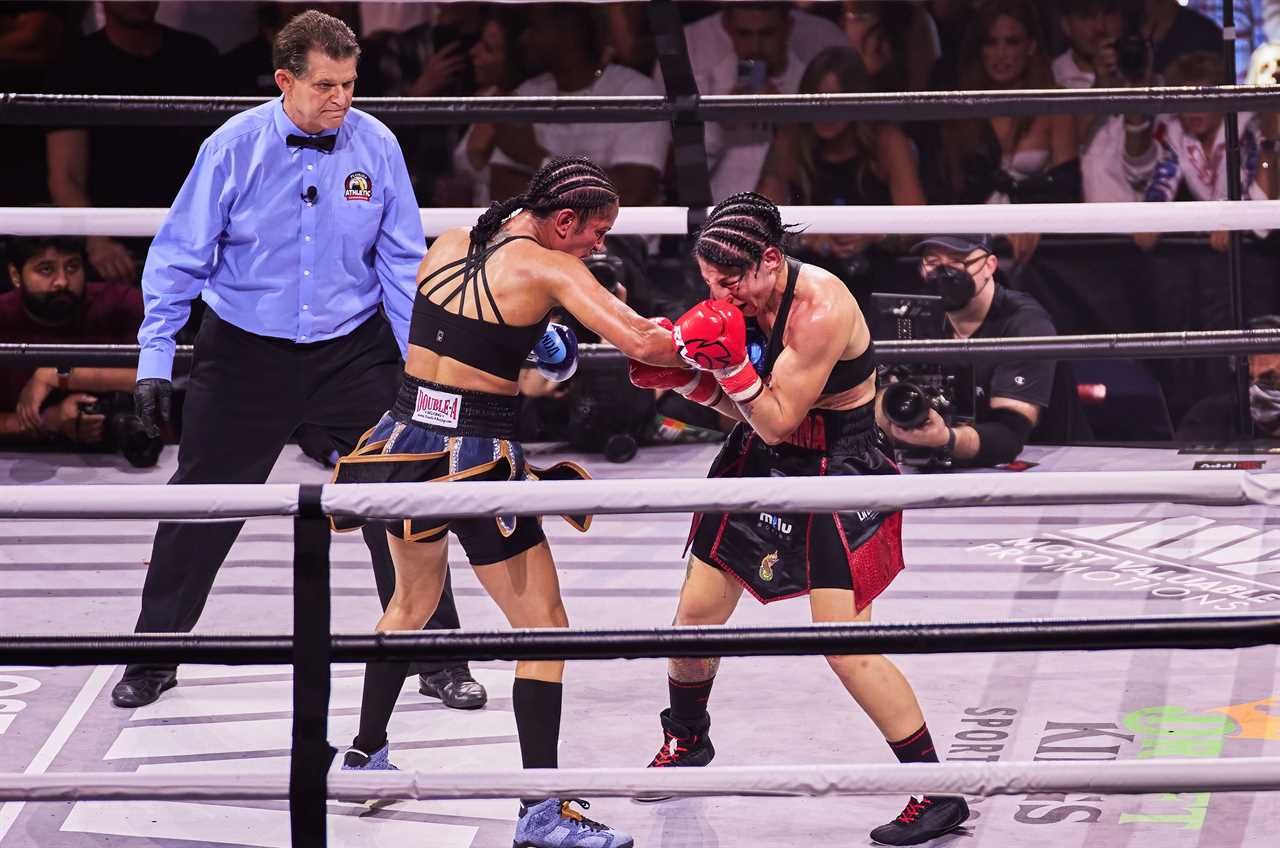 Miriam Gutierrez was suspended INDEFINITELY after she received 236 punches by Amanda Serrano