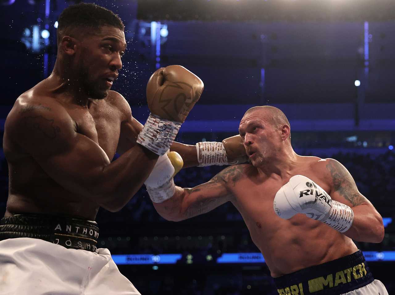 Anthony Joshua warned Oleksandr Usyk that he was not at 60% in his first fight, despite beating him brutally