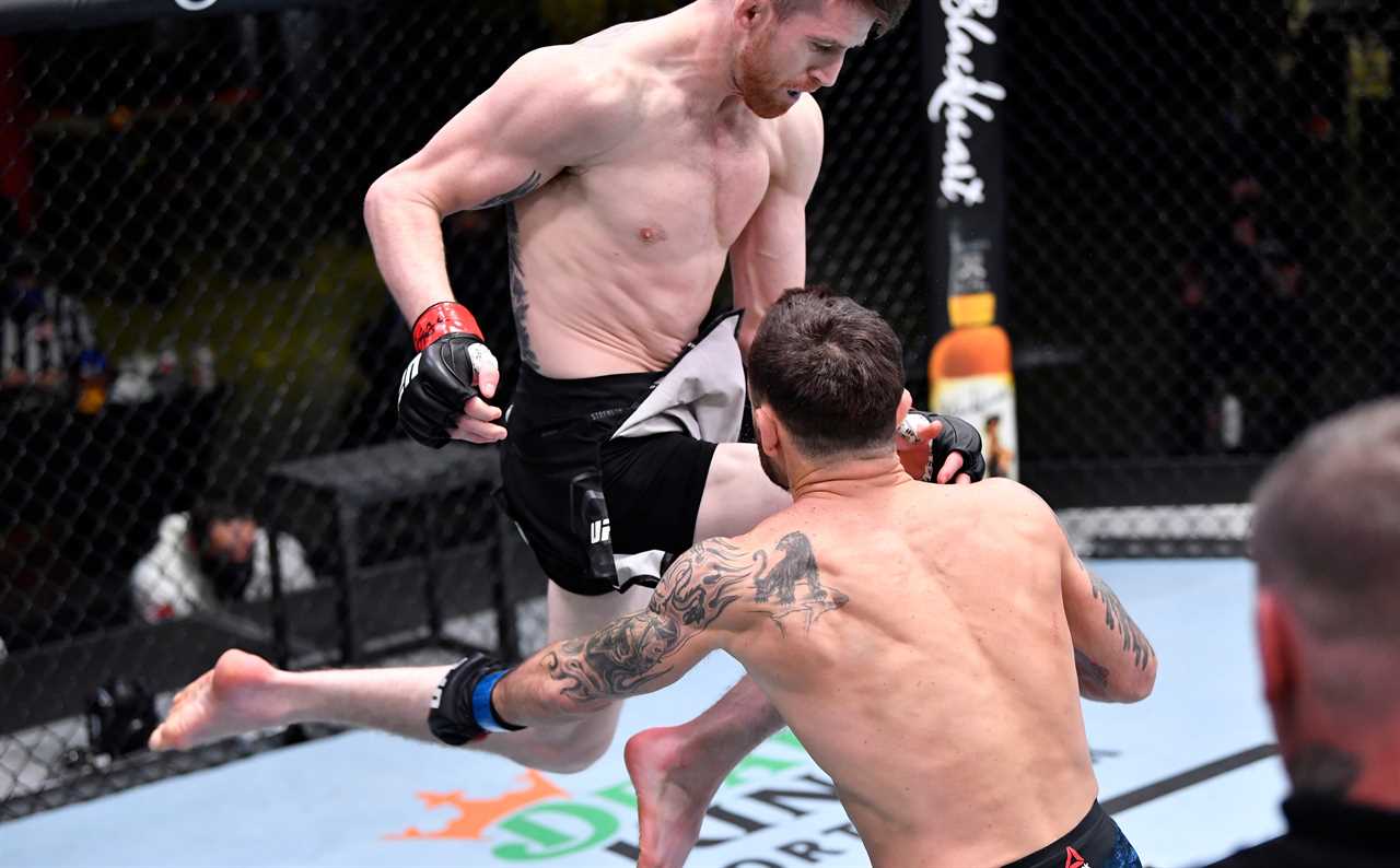 These are the five most memorable UFC KO's from 2021, including Ngannou's brutal beating of Miocic as well as Usman's viral stoppage at Masvidal.