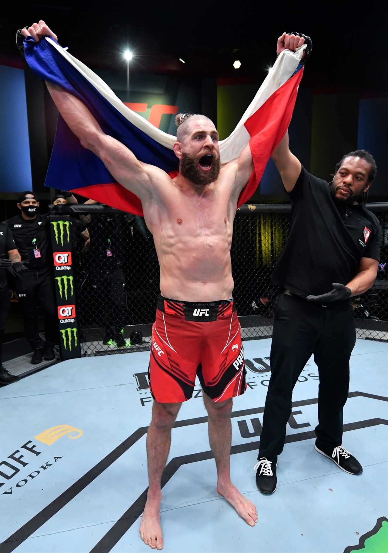 These are the five most memorable UFC KO's from 2021, including Ngannou's brutal beating of Miocic as well as Usman's viral stoppage at Masvidal.