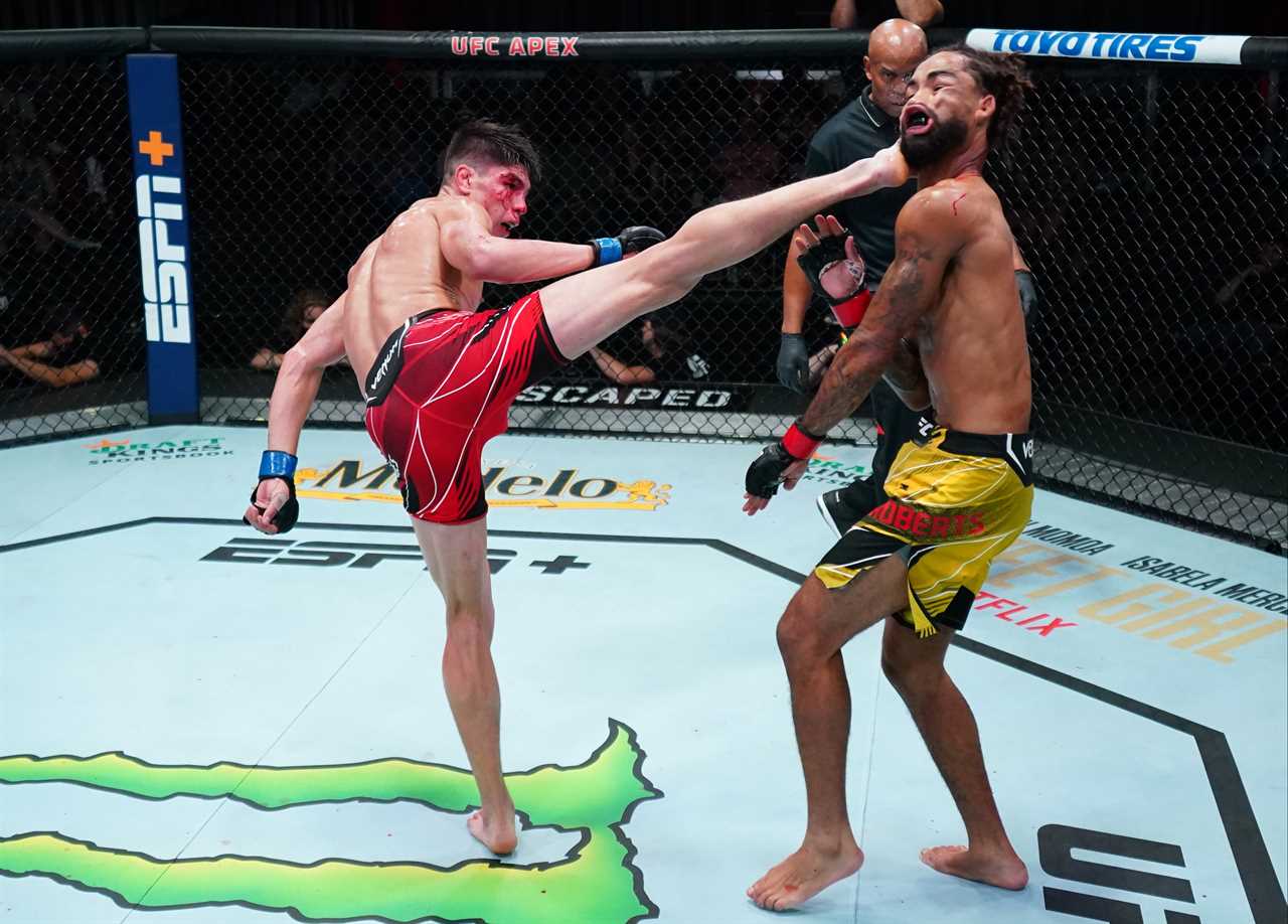 These are the five most memorable UFC KO's from 2021, including Ngannou's brutal beating of Miocic as well as Usman's viral stoppage at Masvidal.