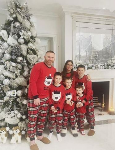 Wayne Rooney and Tyson Fury among the stars who wore matching Christmas outfits when their families woke up to celebrate Christmas