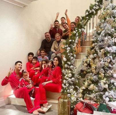 Wayne Rooney and Tyson Fury among the stars who wore matching Christmas outfits when their families woke up to celebrate Christmas