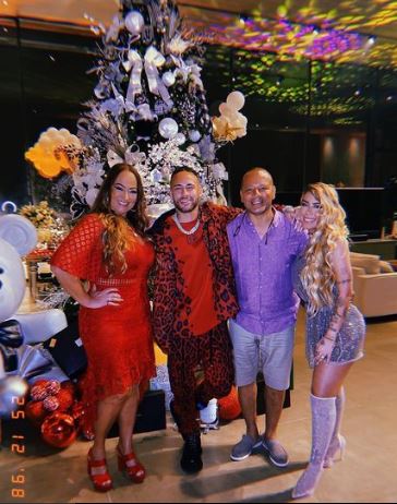 Wayne Rooney and Tyson Fury among the stars who wore matching Christmas outfits when their families woke up to celebrate Christmas