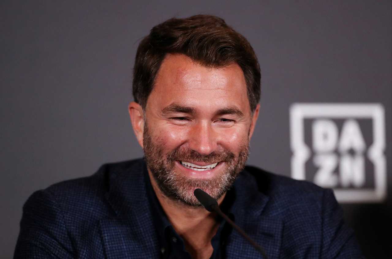 Eddie Hearn: Tyson Fury and Anthony Joshua strike a undisputed blow. They will have a rematch against Oleksandr Usyk, April 2022.