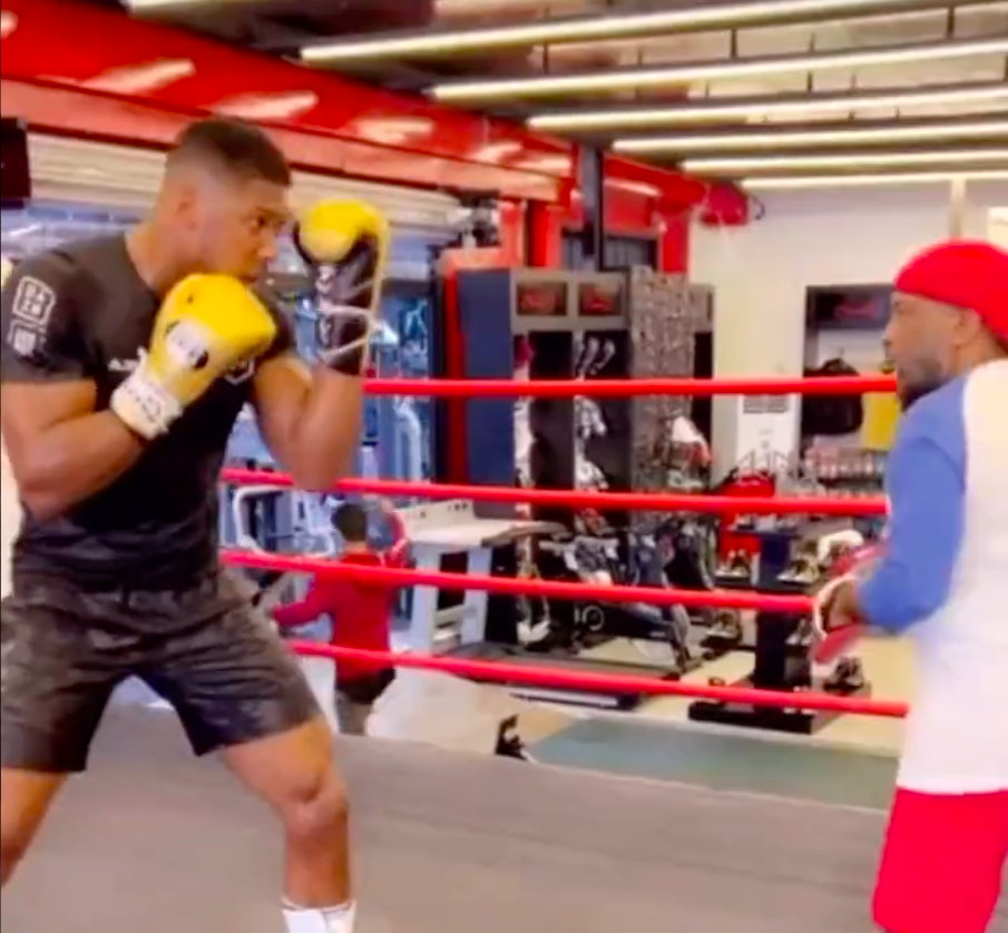 Watch Anthony Joshua train with Anthony 'Chill Wilson, the US coach. Oleksandr Usyk is set to rematch next year.
