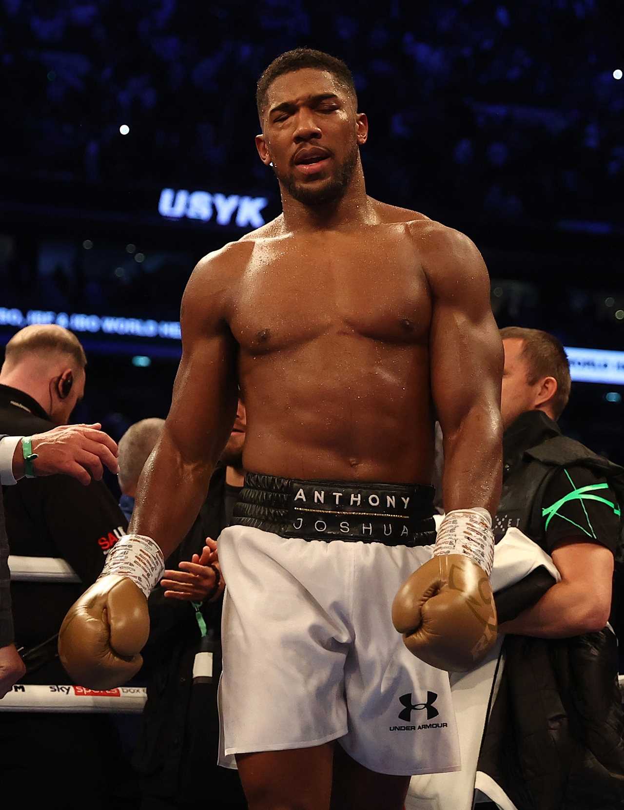 Oleksandr Usyk exposes Anthony Joshua's strange pre-fight body language, which he noticed before September battering