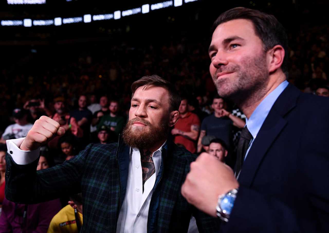 Jake Paul fights Conor McGregor, Deontay Wilder and Derek Chisora. This is Eddie Hearn's 2022 wishlist.