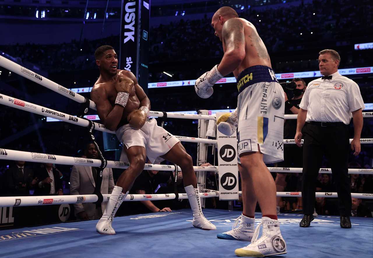 Anthony Joshua accuses Mike Tyson of accepting defeat too easily because he has made too much money after the Usyk bout