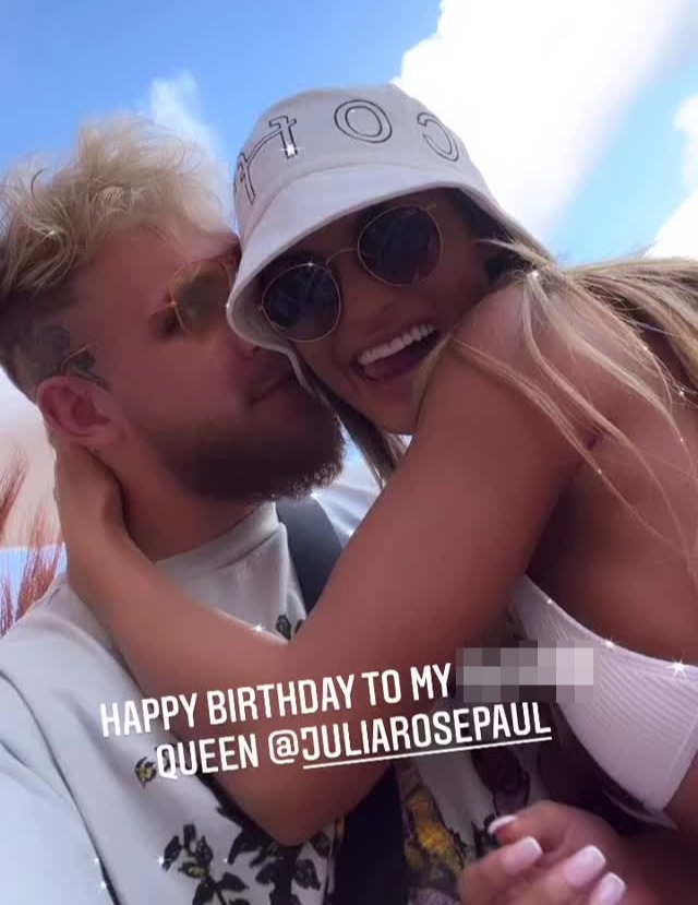 Jake Paul, Julia Rose and Mike Tyson go on vacation to St Barts after they call out the boxing legend.