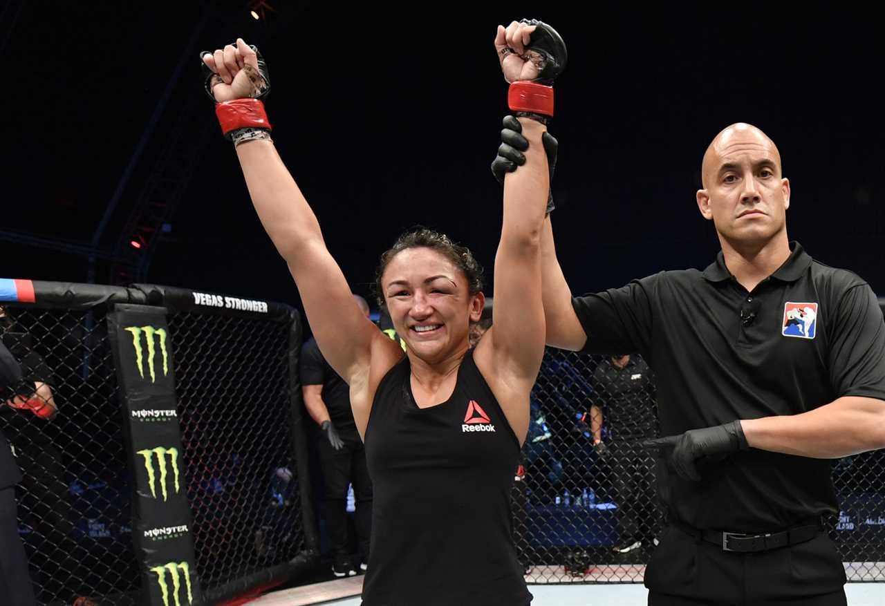 UFC star Carla Esparza is horrified by an eye injury that saw her Fury Pro Grappling submission stop early