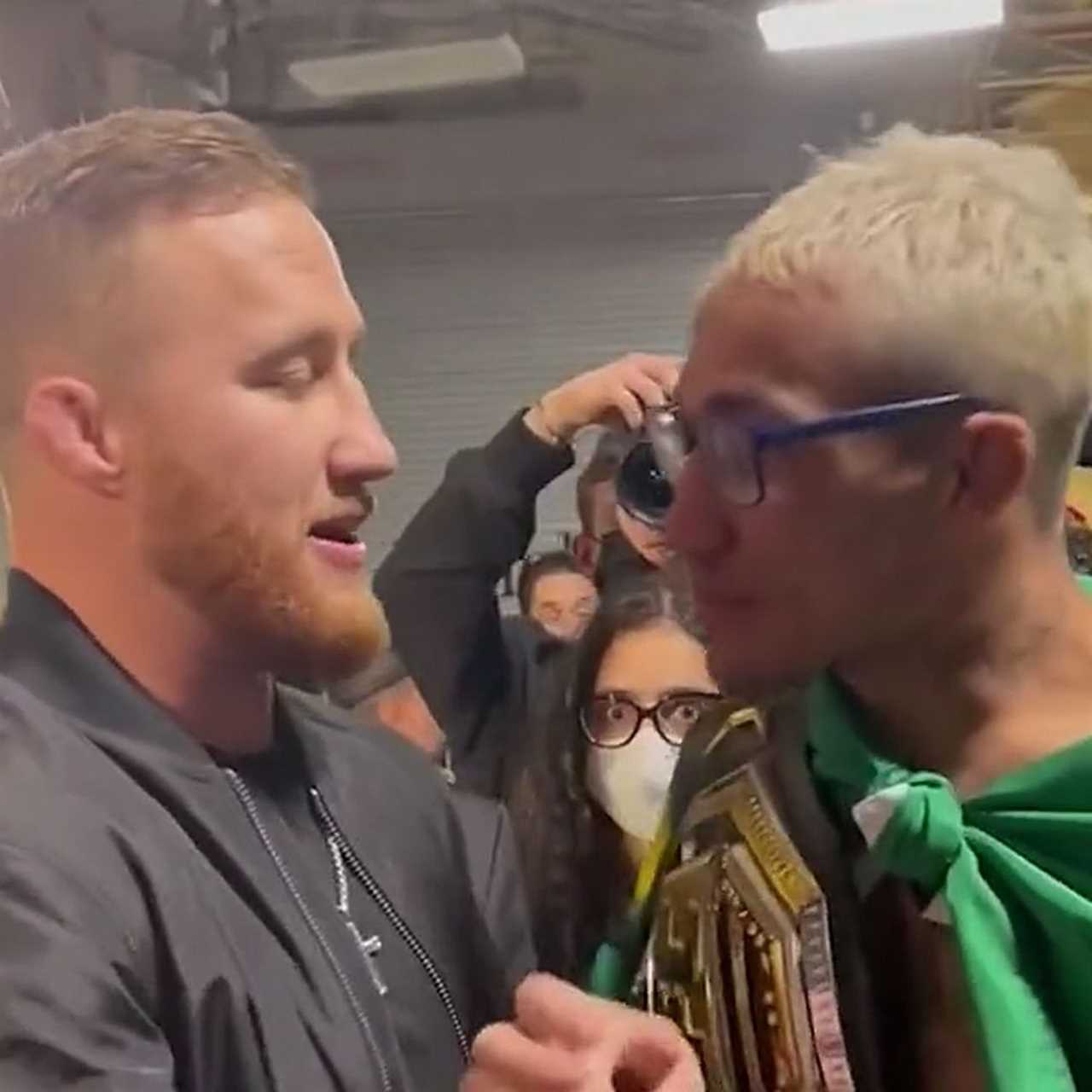 UFC may place Justin Gaethje on hold in order to allow Conor McGregor and champ Charles Oliveira to meet in a summer comeback fight