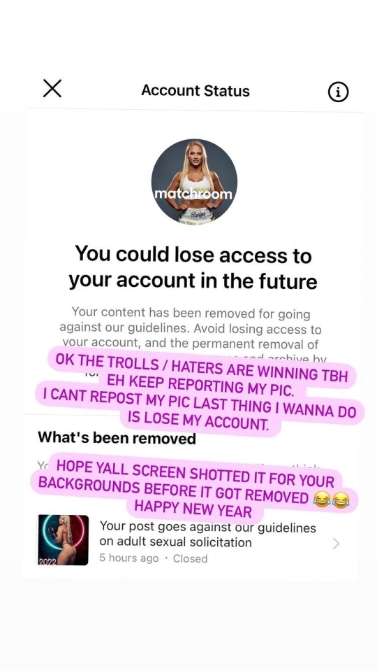 After a series of saucy snaps from the New Year, Ebanie bridges, a boxing beauty, rages on Instagram