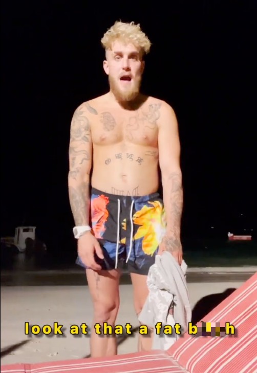 Jake Paul claims he has never used steroids and displays a 'fat' body in an explosive Twitter response to Dana White, UFC boss