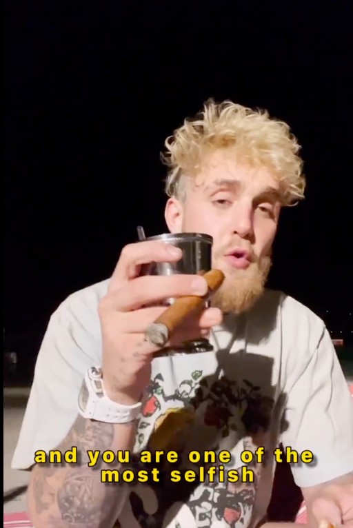 Jake Paul claims he has never used steroids and displays a 'fat' body in an explosive Twitter response to Dana White, UFC boss