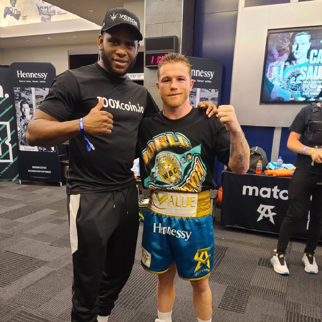 Frank Sanchez is a boxer who will be taking over the heavyweight division after Canelo warns Fury and Joshua