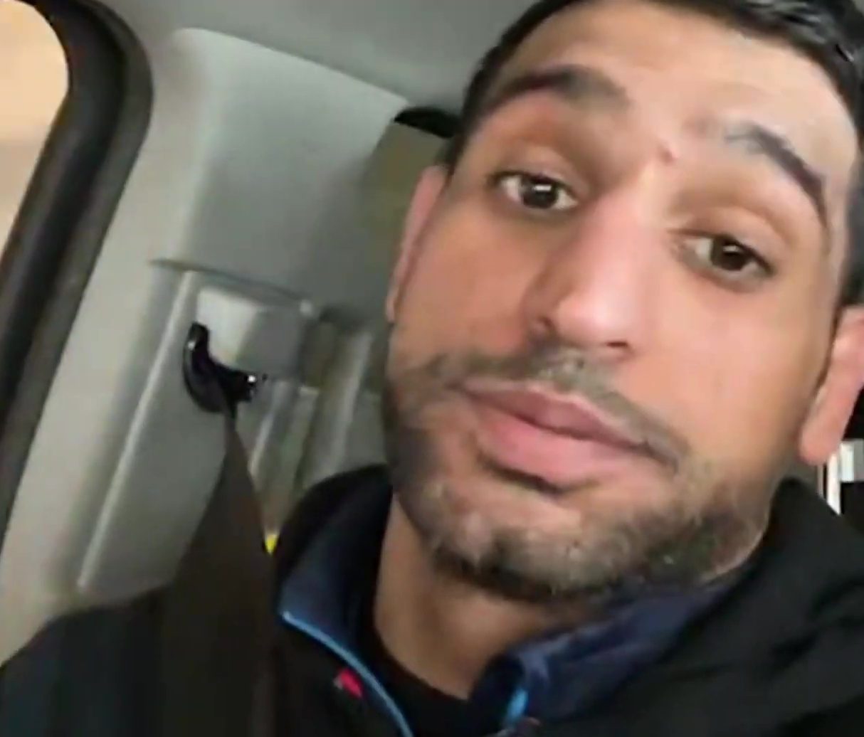 Cops investigate Amir Khan for filming him driving PS100k Range Rover for 8 minutes.