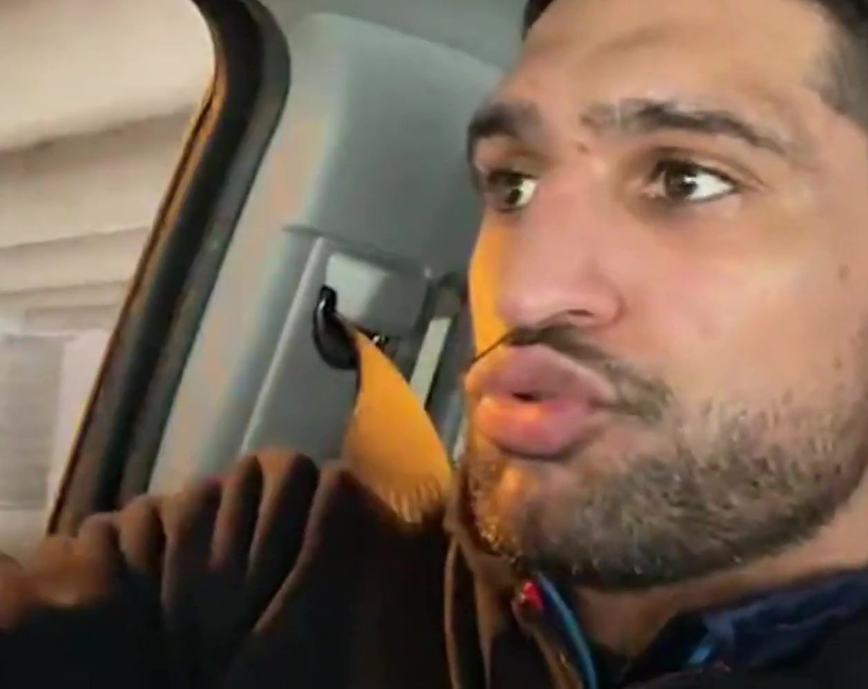 Cops investigate Amir Khan for filming him driving PS100k Range Rover for 8 minutes.