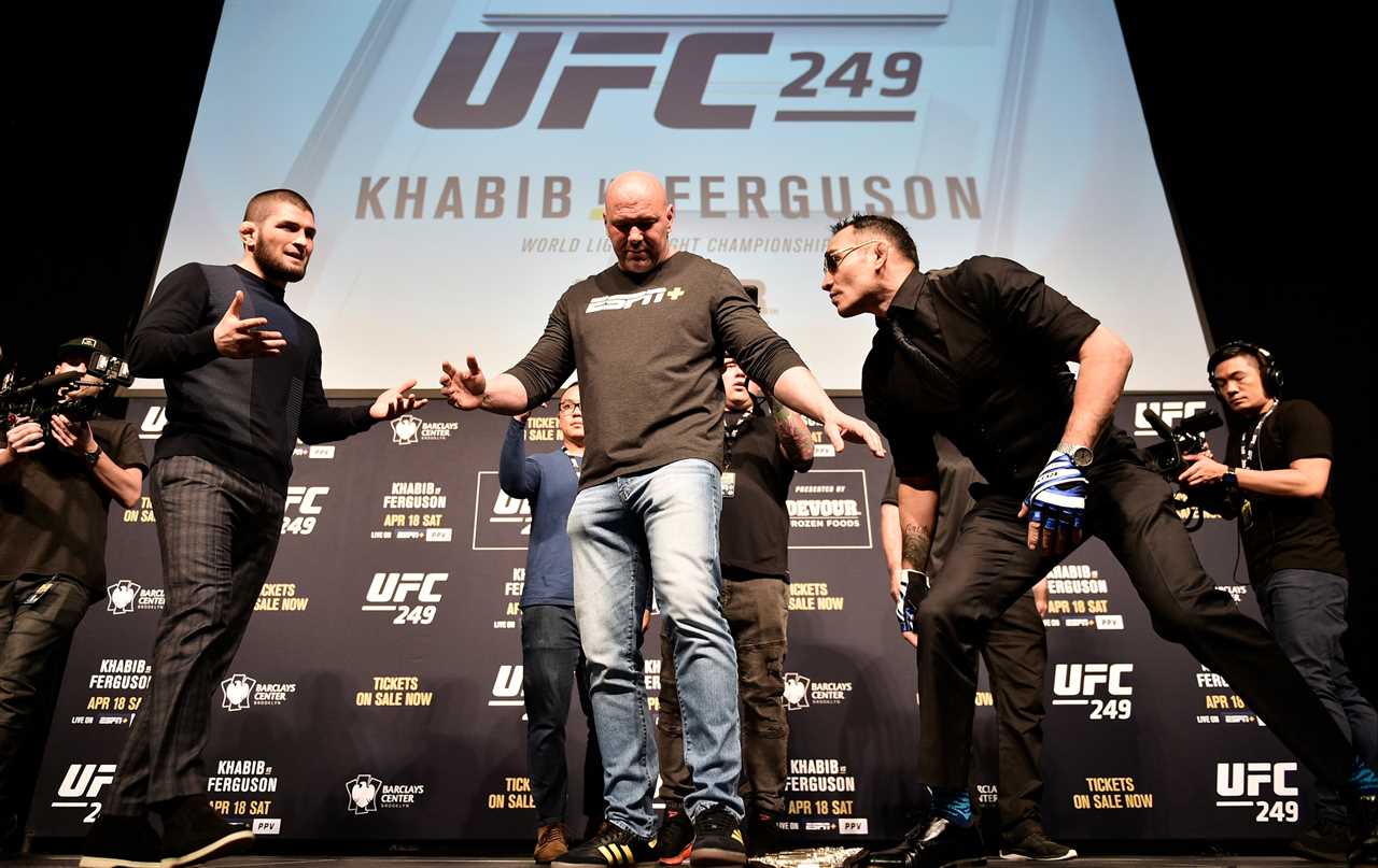 After UFC star Tony Ferguson rants on Twitter about his weight, Khabib has a brutal response.