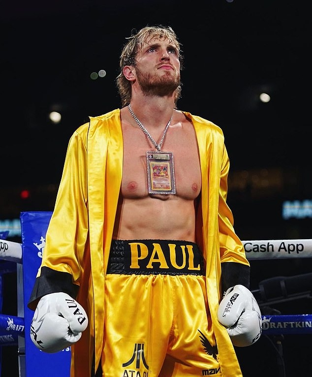 Logan Paul worries that he has spent PS2.8MILLION to get fake Pokemon cards, after he was lucky enough to be given one during the Mayweather fight