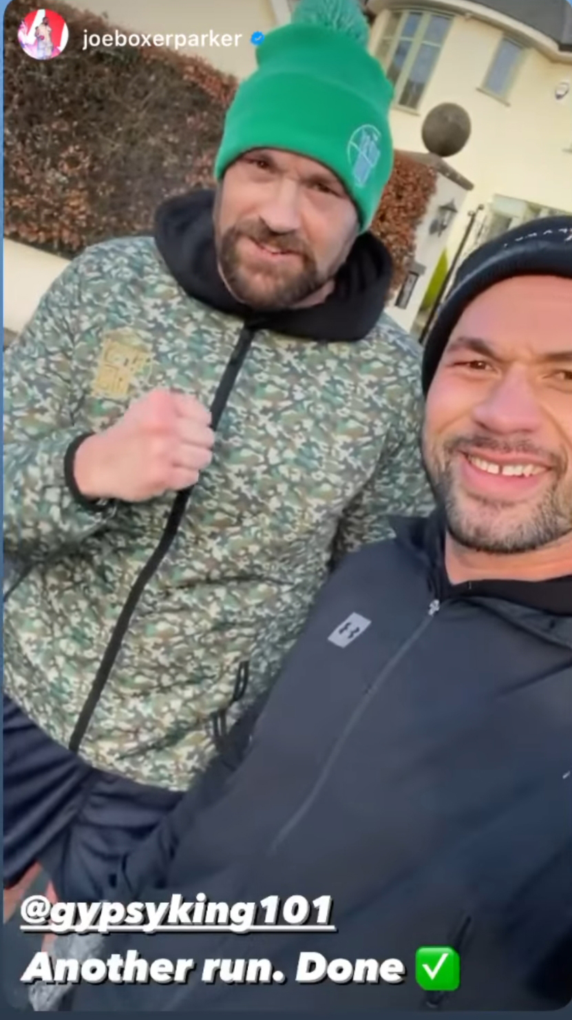 Brit prepares for Tyson Fury's return in the coming months. Tyson Fury is in fantastic shape after his Christmas training program