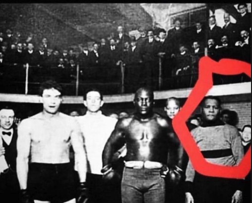 Tyson Fury jokes that Luis Ortiz was TIME TRAVELLER, based on a picture taken over 100 years ago with Jack Johnson.
