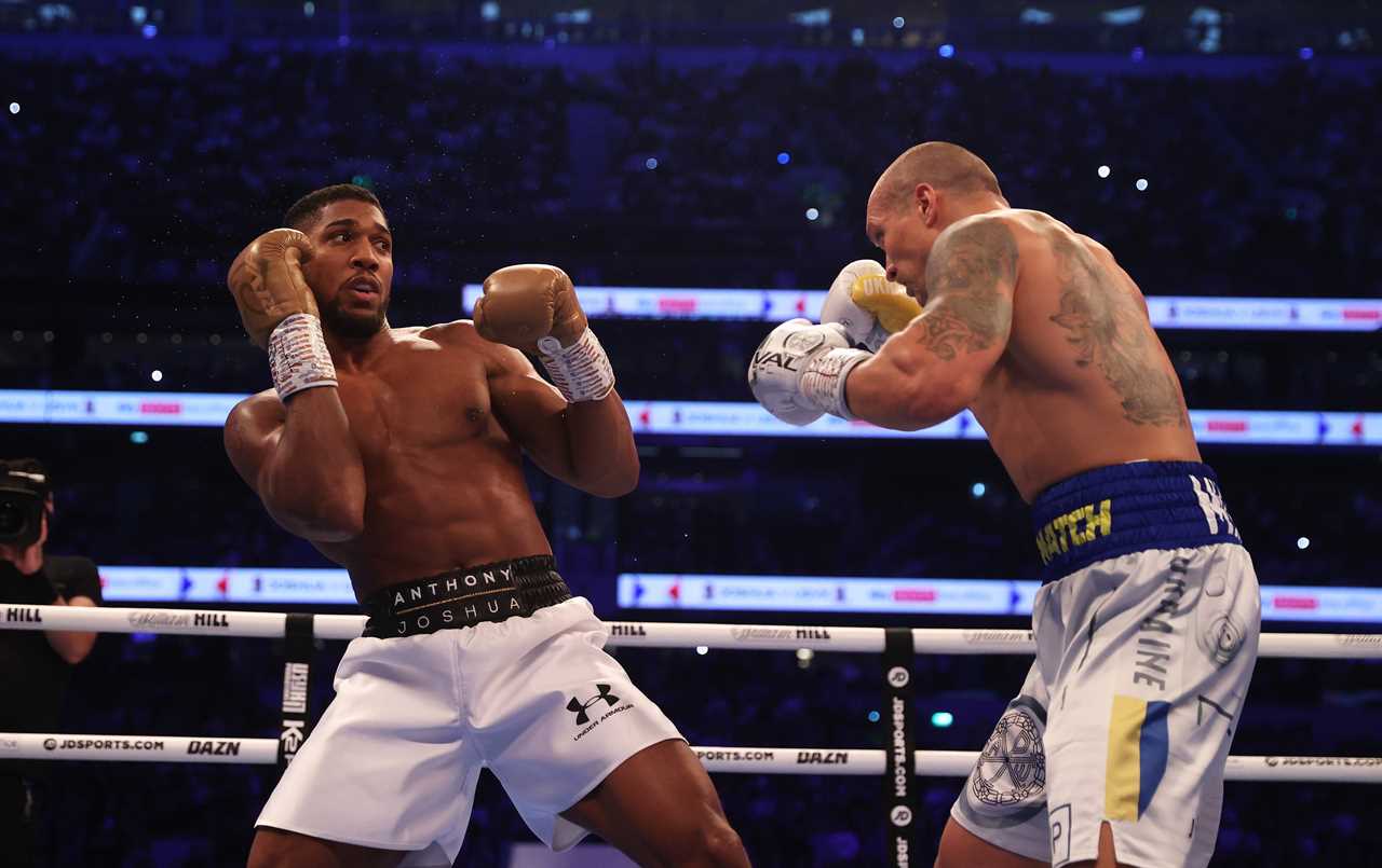 Anthony Joshua says Tyson Fury's big stiff bodybuilder jibes and mind games tricked him into trying outbox Usyk