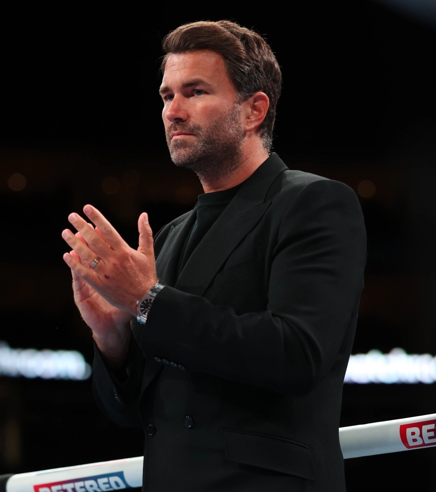 Eddie Hearn says Anthony Joshua took a huge risk when he switched trainers 12 weeks before Oleksandr Uzyk fight.