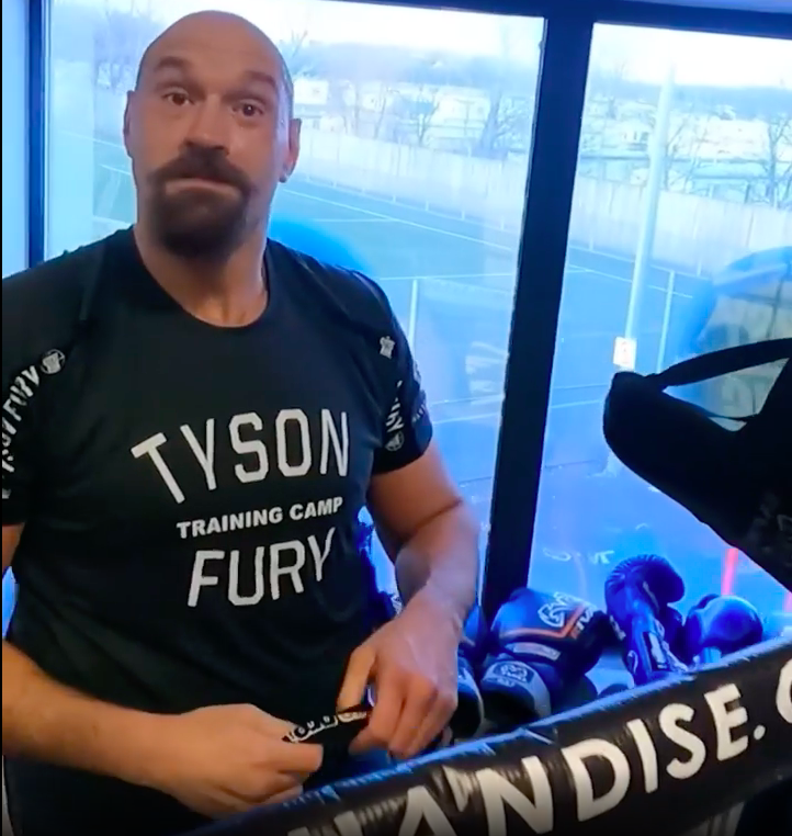 Tyson Fury says he couldn't be in better shape after spending 11 days training non-stop and teases that 'big news' is on the horizon
